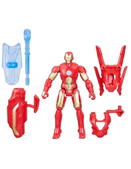 FIGURA DE ACCIÓN MARVEL AVENGERS EPIC HERO SERIES IRON MAN CON EQUIPAMIENTO DE BATALLA