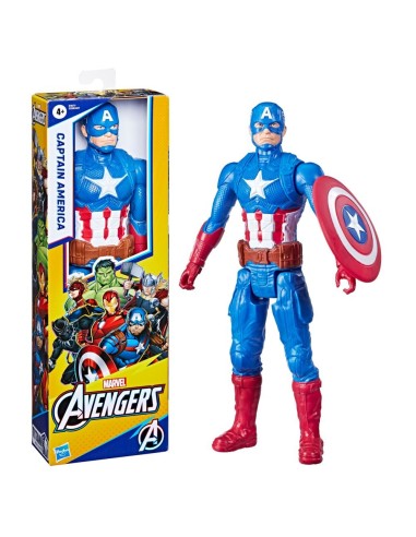 FIGURA DE ACCIÓN MARVEL AVENGERS TITAN SERIES CAPITÁN AMÉRICA