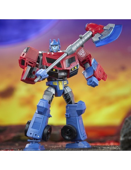 FIGURA DE ACCIÓN TRANSFORMERS LEGACY UNITED VOYAGER ANIMATED UNIVERSE OPTIMUS PRIME