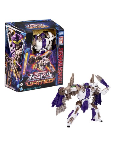 FIGURA DE ACCIÓN TRANSFORMERS LEGACY UNITED LEADER BEAST WARS UNIVERSE TIGERHAWK