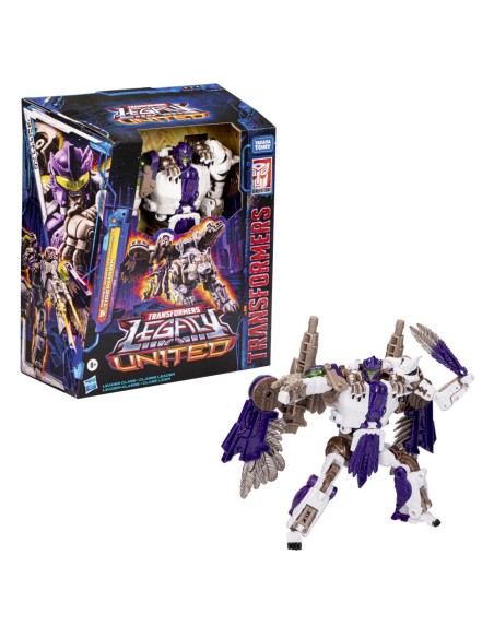FIGURA DE ACCIÓN TRANSFORMERS LEGACY UNITED LEADER BEAST WARS UNIVERSE TIGERHAWK