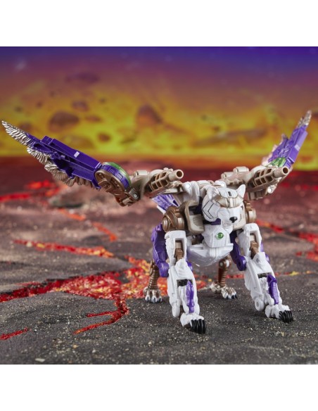 FIGURA DE ACCIÓN TRANSFORMERS LEGACY UNITED LEADER BEAST WARS UNIVERSE TIGERHAWK