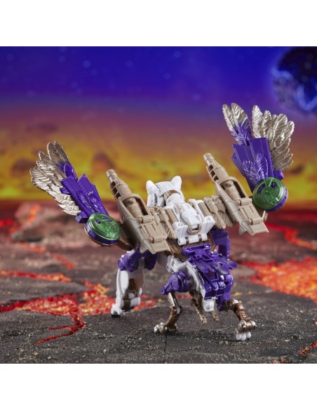 FIGURA DE ACCIÓN TRANSFORMERS LEGACY UNITED LEADER BEAST WARS UNIVERSE TIGERHAWK