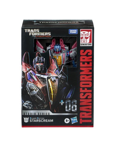 FIGURA DE ACCIÓN TRANSFORMERS STUDIO SERIES WAR FOR CYBERTRON VOYAGER STARSCREAM