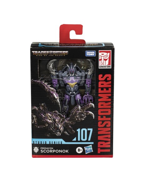 FIGURA DE ACCIÓN TRANSFORMERS STUDIO SERIES DELUXE DESPERTAR DE LAS BESTIAS PREDACON SCORPONOK