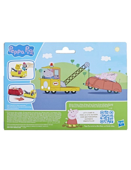 FIGURA PEPPA PIG EL GRAN REMOLQUE DEL ABUELO PERRO