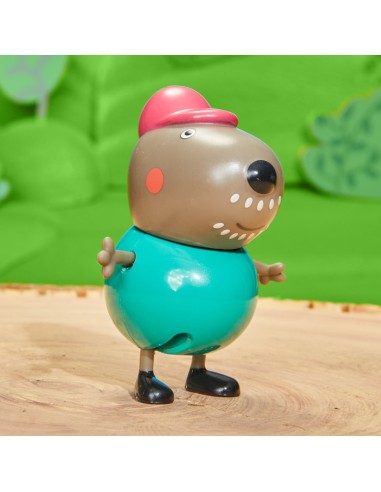 FIGURA PEPPA PIG EL GRAN REMOLQUE DEL ABUELO PERRO