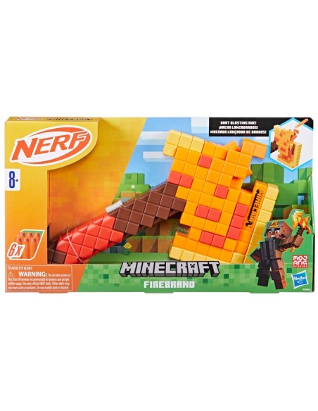 LANZADOR NERF MINECRAFT FIREBRAND
