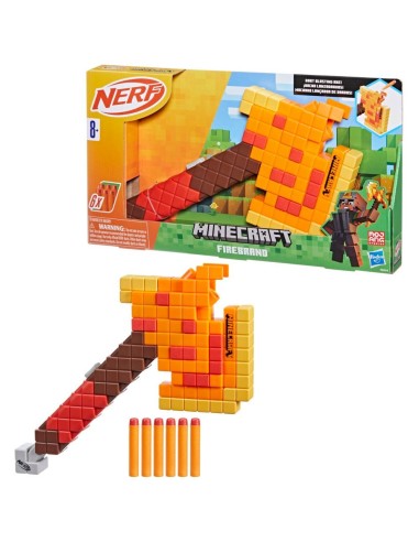 LANZADOR NERF MINECRAFT FIREBRAND