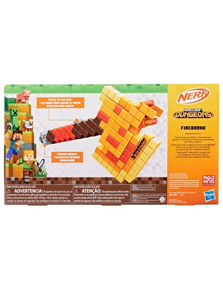 LANZADOR NERF MINECRAFT FIREBRAND