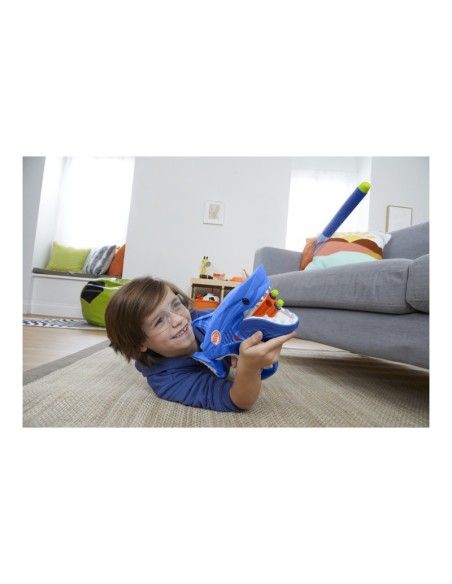 LANZADOR NERF JUNIOR WILD SHARKFIRE