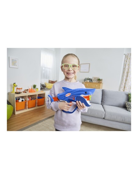 LANZADOR NERF JUNIOR WILD SHARKFIRE