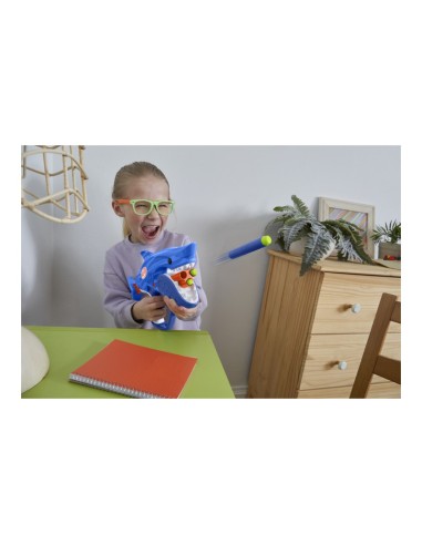 LANZADOR NERF JUNIOR WILD SHARKFIRE