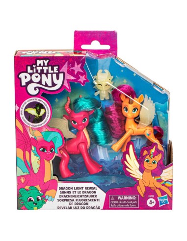 MUÑECA MY LITTLE PONY SORPRESA FLUORESCENTE DE DRAGÓN