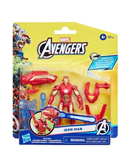 FIGURA DE ACCIÓN MARVEL AVENGERS EPIC HERO SERIES IRON MAN CON EQUIPAMIENTO DE BATALLA