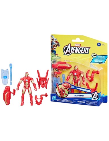 FIGURA DE ACCIÓN MARVEL AVENGERS EPIC HERO SERIES IRON MAN CON EQUIPAMIENTO DE BATALLA