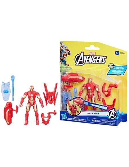 FIGURA DE ACCIÓN MARVEL AVENGERS EPIC HERO SERIES IRON MAN CON EQUIPAMIENTO DE BATALLA