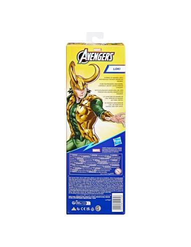 FIGURA DE ACCIÓN MARVEL AVENGERS TITAN HERO SERIES BLAST GEAR LOKI