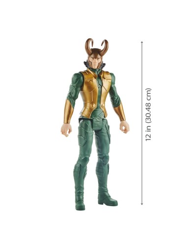 FIGURA DE ACCIÓN MARVEL AVENGERS TITAN HERO SERIES BLAST GEAR LOKI