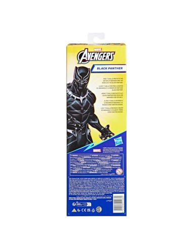 FIGURA DE ACCIÓN MARVEL AVENGERS TITAN HERO SERIES BLACK PANTHER