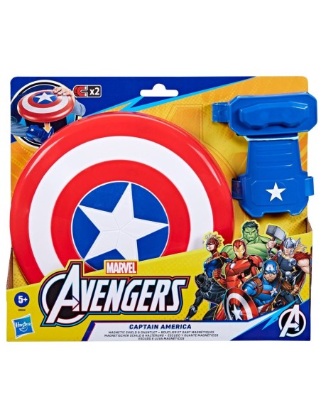 ESCUDO Y GUANTE MARVEL AVENGERS CAPITÁN AMÉRICA