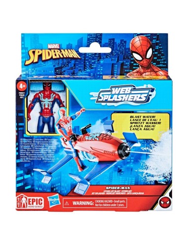 SET SPIDERMAN EPIC HERO SERIES WEB SPLASHERS HIDROJET ARÁCNIDO DEL HOMBRE ARAÑA