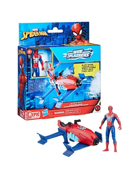 SET SPIDERMAN EPIC HERO SERIES WEB SPLASHERS HIDROJET ARÁCNIDO DEL HOMBRE ARAÑA