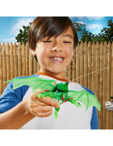 SET SPIDERMAN EPIC HERO SERIES WEB SPLASHERS HIDROATAQUE AÉREO DE SIMBIONTE VERDE