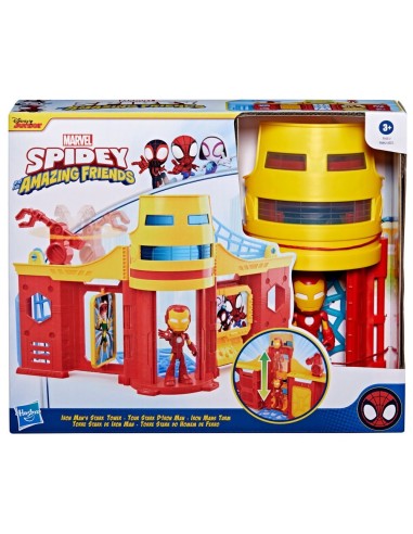 SET SPIDEY & HIS AMAZING FRIENDS TORRE STARK IRON MAN