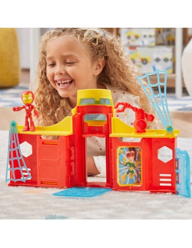 SET SPIDEY & HIS AMAZING FRIENDS TORRE STARK IRON MAN