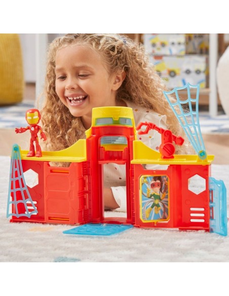 SET SPIDEY & HIS AMAZING FRIENDS TORRE STARK IRON MAN