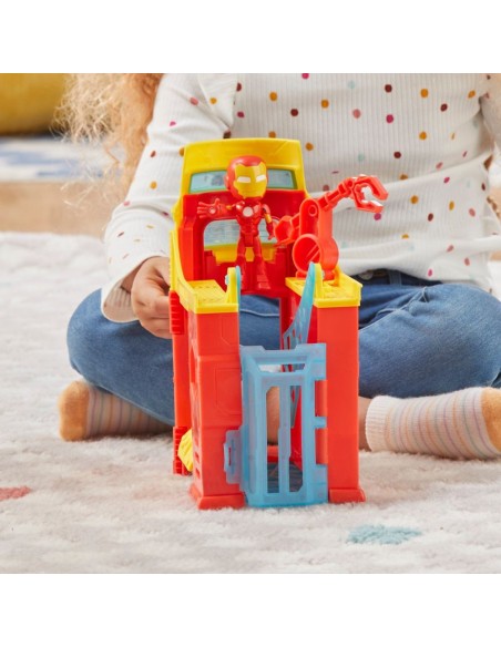 SET SPIDEY & HIS AMAZING FRIENDS TORRE STARK IRON MAN