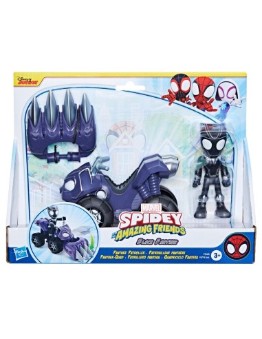 SET SPIDEY & HIS AMAZING FRIENDS PATRULLERO BLACK PANTHER