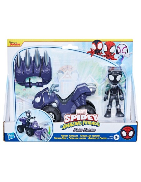 SET SPIDEY & HIS AMAZING FRIENDS PATRULLERO BLACK PANTHER