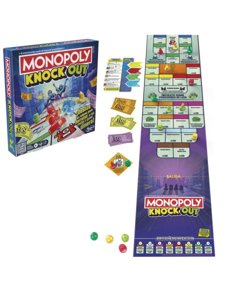 JUEGO DE MESA MONOPOLY KNOCKOUT