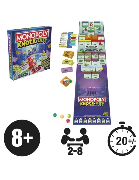 JUEGO DE MESA MONOPOLY KNOCKOUT