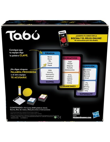 JUEGO DE MESA HASBRO GAMING TABOO