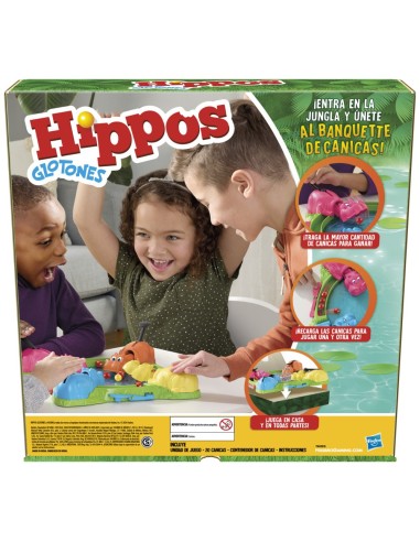 JUEGO DE MESA HASBRO GAMING HIPPOS GLOTONES