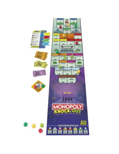 JUEGO DE MESA MONOPOLY KNOCKOUT