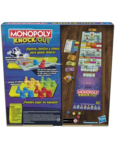 JUEGO DE MESA MONOPOLY KNOCKOUT