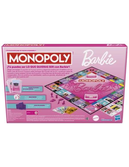JUEGO DE MESA MONOPOLY BARBIE