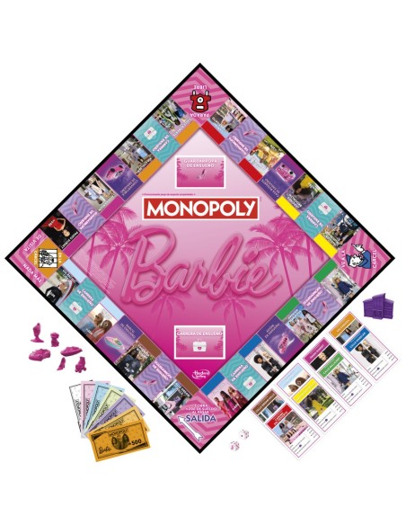 JUEGO DE MESA MONOPOLY BARBIE