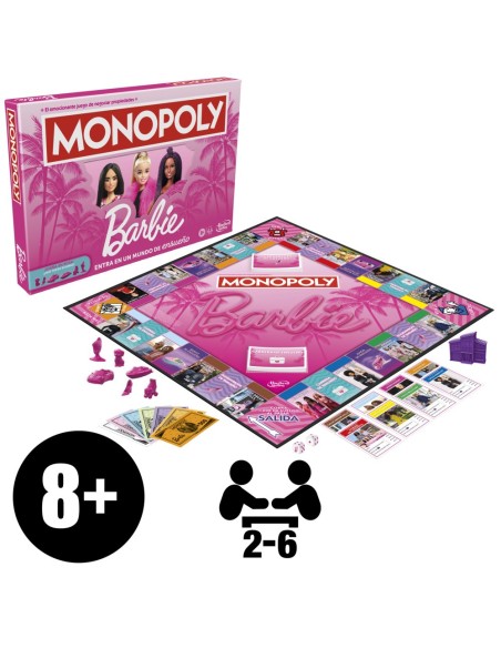 JUEGO DE MESA MONOPOLY BARBIE