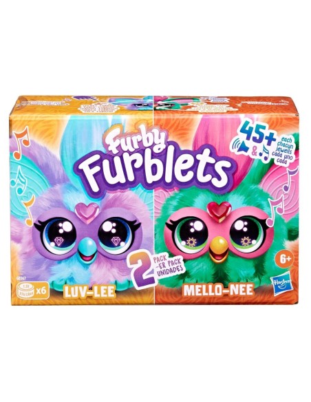 MINIAMIGO INTERACTIVO FURBY FURBLETS LUV-LEE Y MELLO-NEE