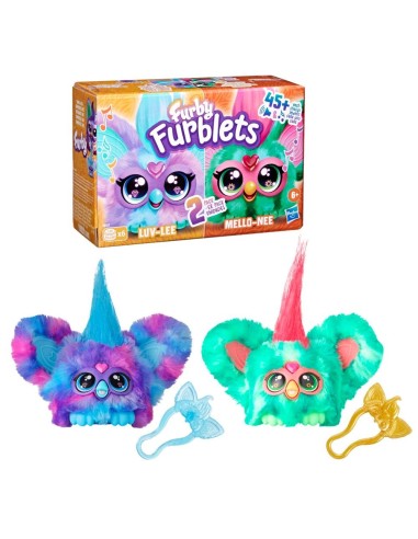 MINIAMIGO INTERACTIVO FURBY FURBLETS LUV-LEE Y MELLO-NEE