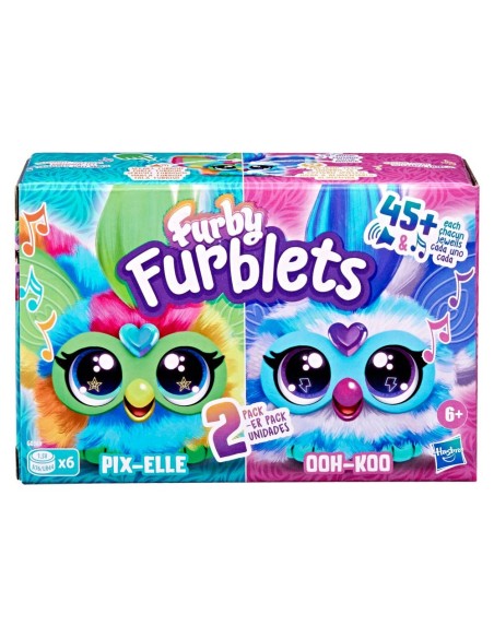 MINIAMIGO INTERACTIVO FURBY FURBLETS PIX-ELLE Y OOH-KOO
