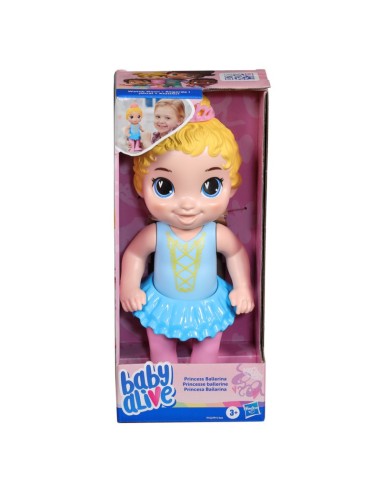MUÑECA BABY ALIVE PRINCESA BAILARINA CABELLO RUBIO
