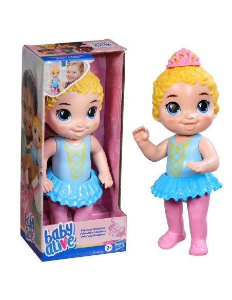 MUÑECA BABY ALIVE PRINCESA BAILARINA CABELLO RUBIO