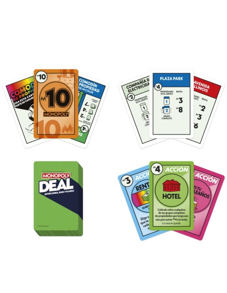 JUEGO DE MESA MONOPOLY DEAL JUEGO DE MESA MONOPOLY DEAL