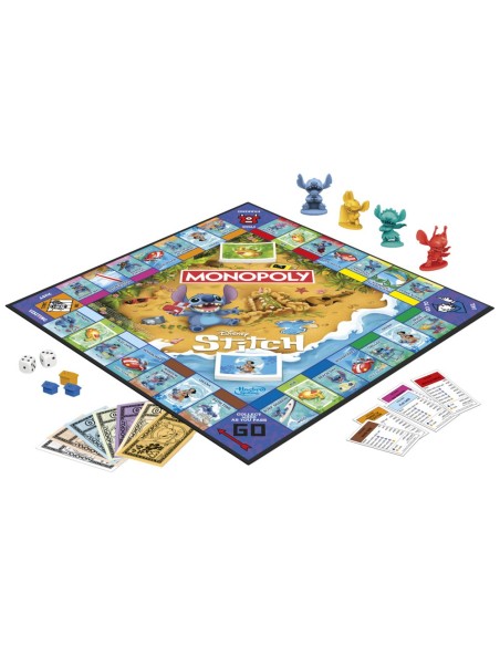 JUEGO DE MESA MONOPOLY DISNEY STITCH